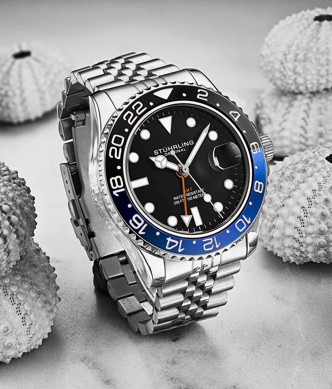 Meridian 3968 GMT Quartz 42mm Diver