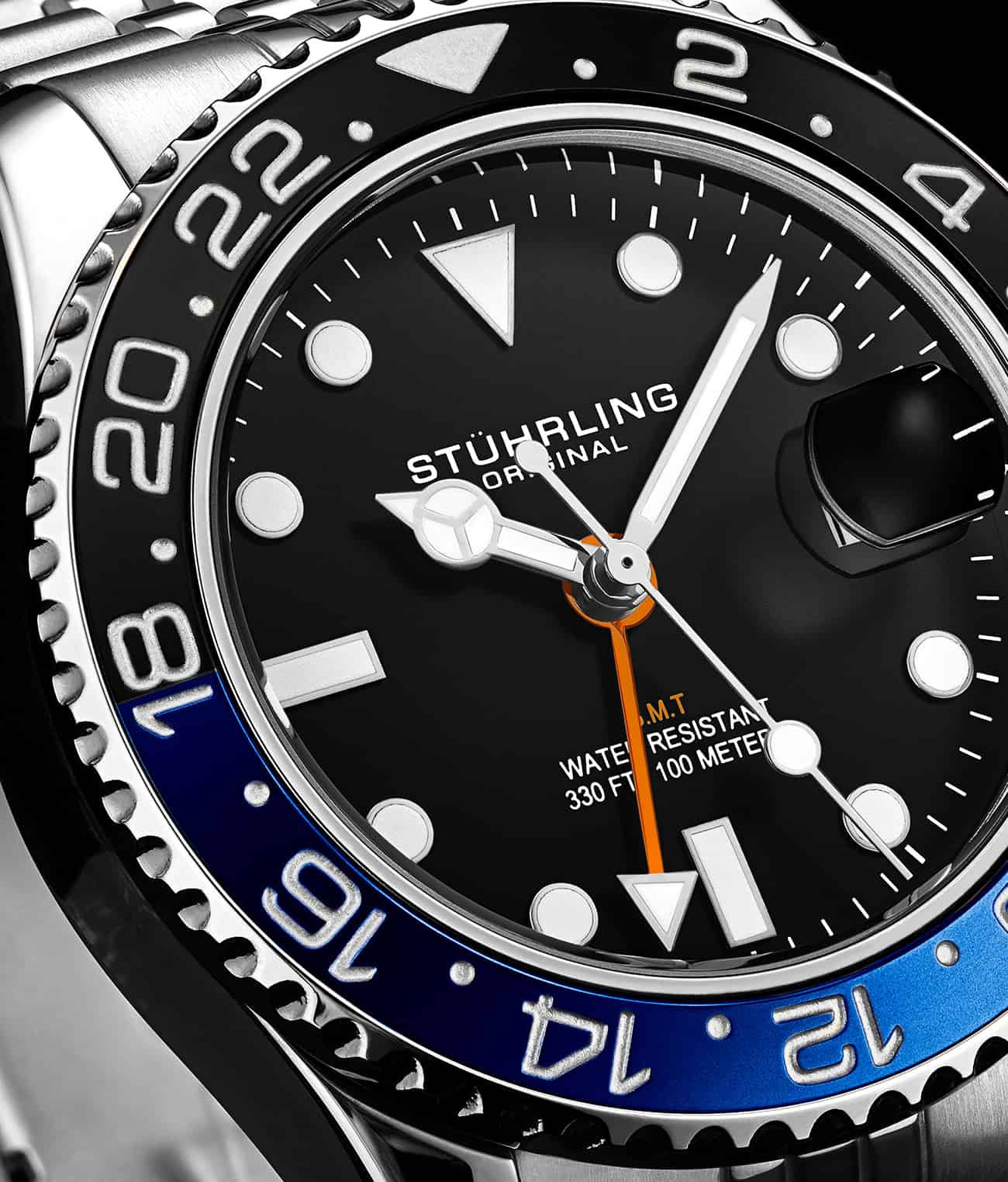 Meridian 3968 GMT Quartz 42mm Diver
