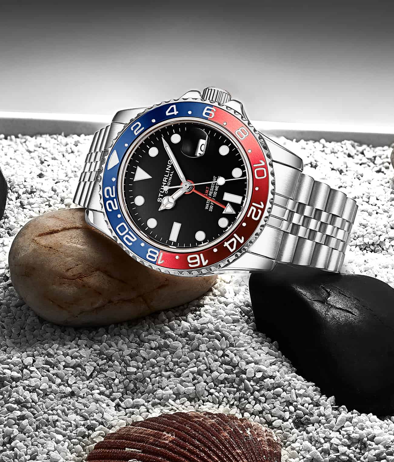 Meridian 3968 GMT Quartz 42mm Diver