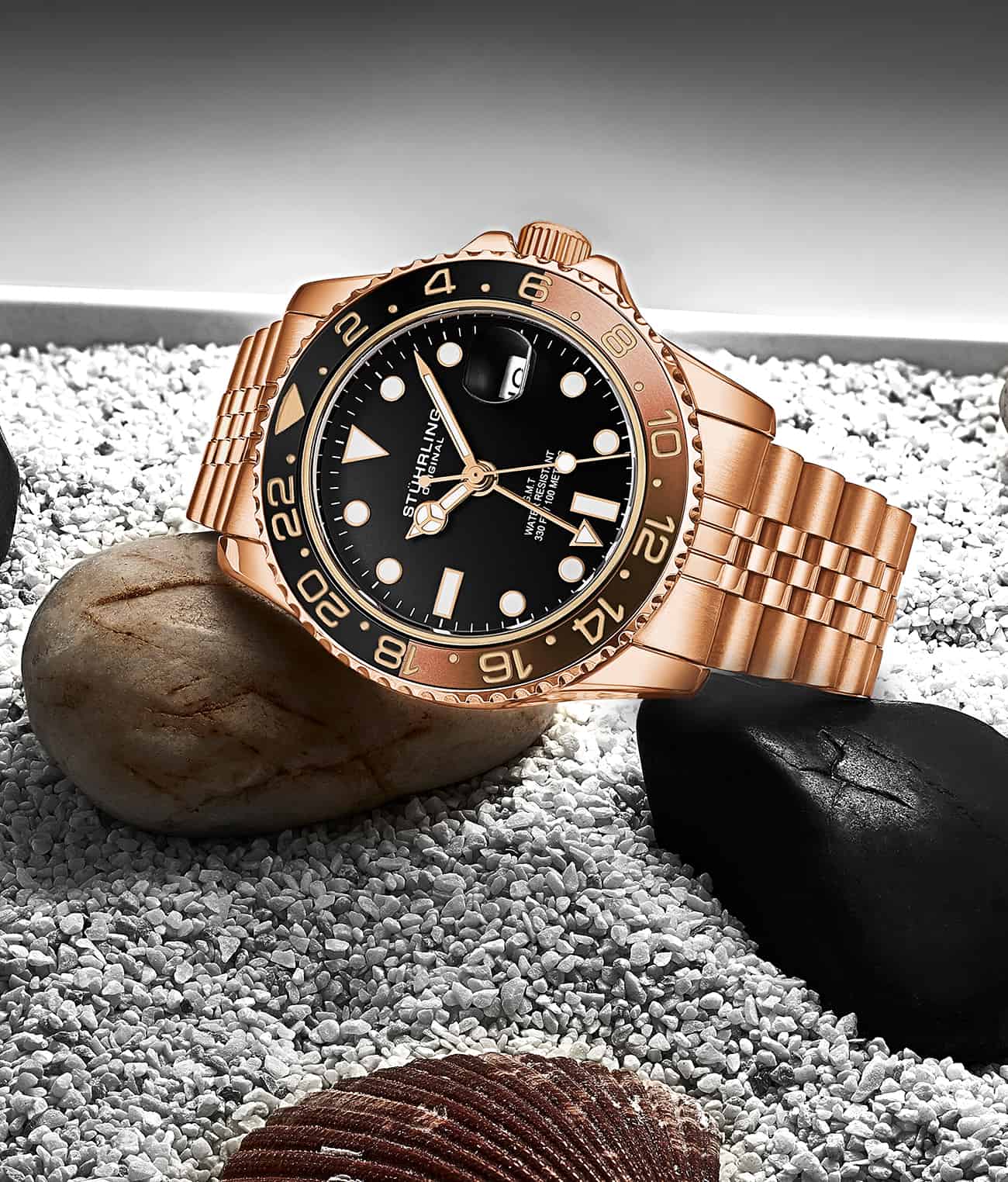 Meridian 3968 GMT Quartz 42mm Diver