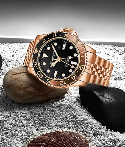 Meridian 3968 GMT Quartz 42mm Diver