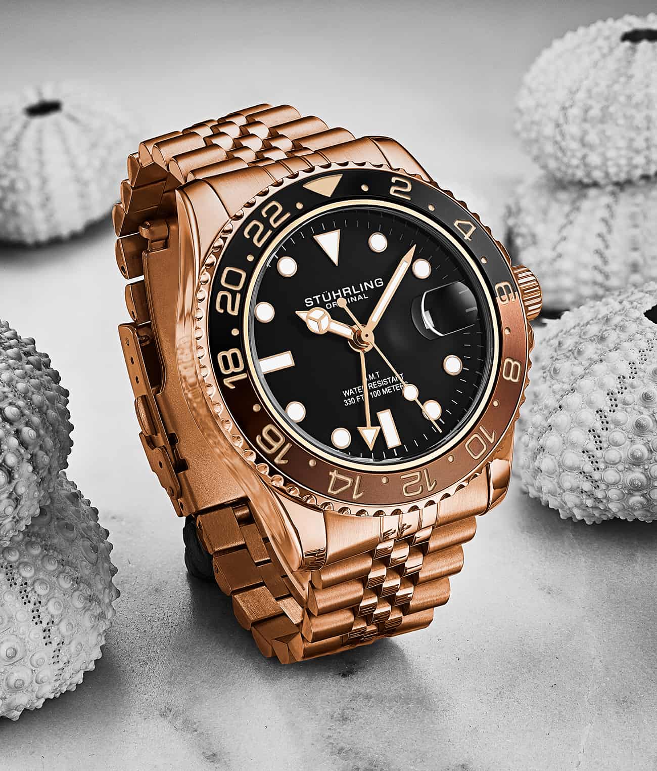 Meridian 3968 GMT Quartz 42mm Diver