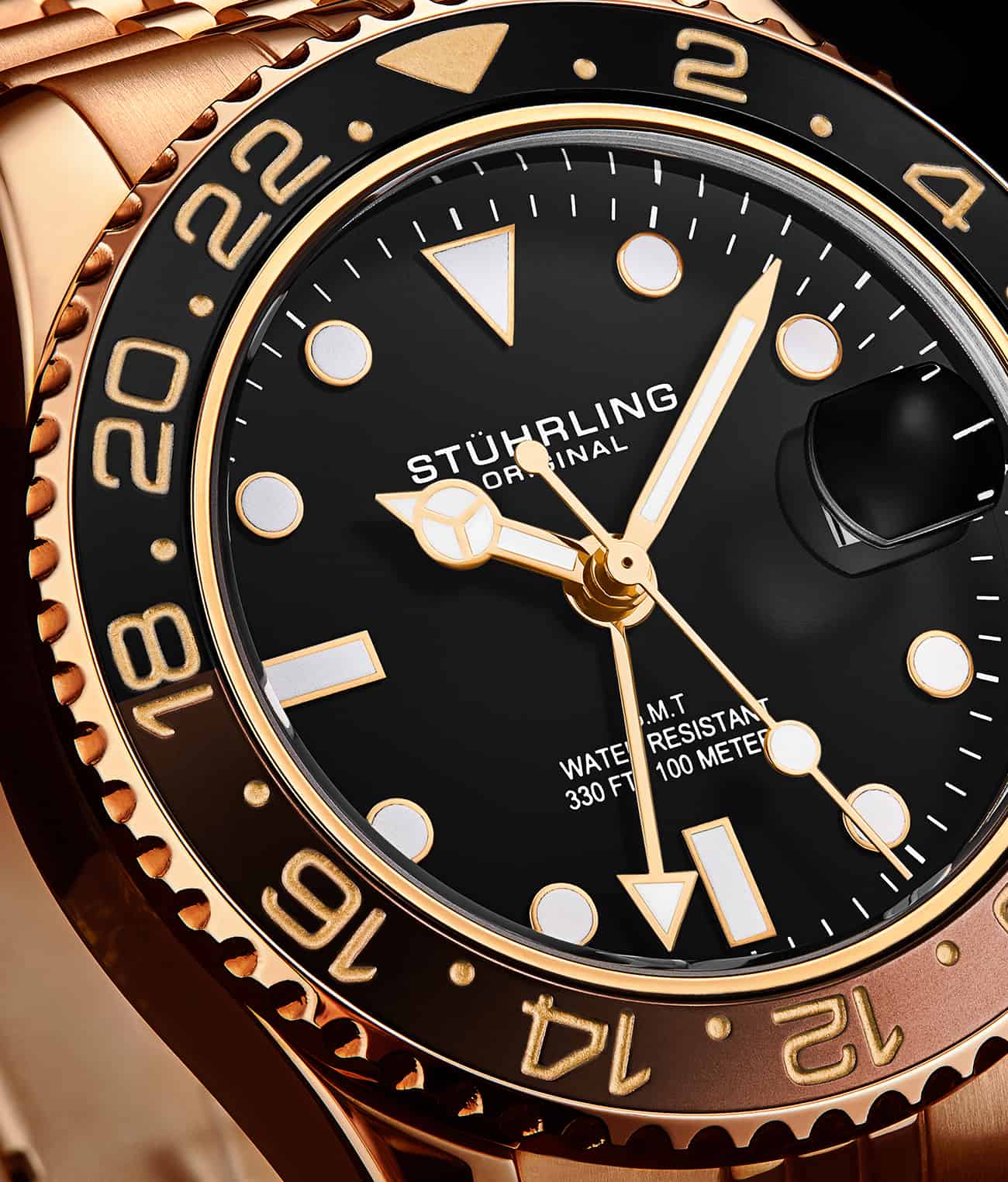 Meridian 3968L GMT Quartz 42mm Diver