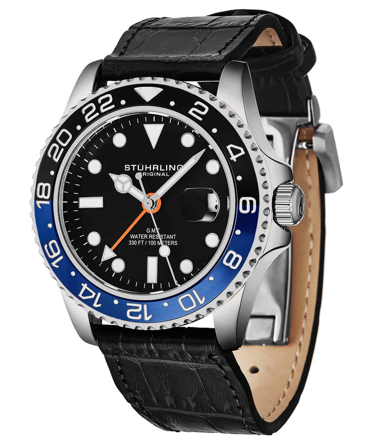 Meridian 3968L GMT Quartz 42mm Diver