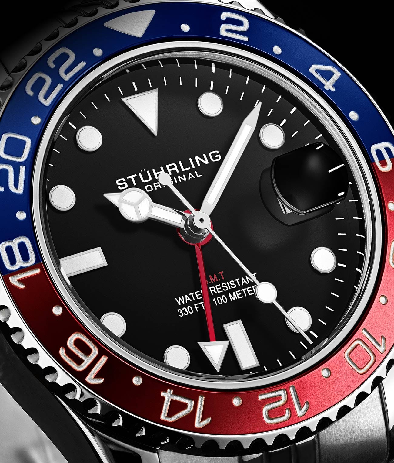 Meridian 3968L GMT Quartz 42mm Diver