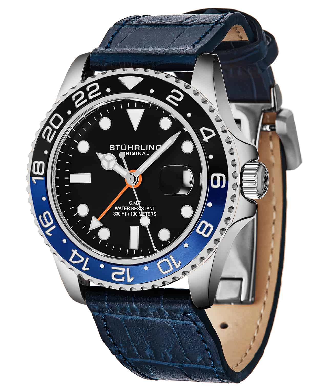 Meridian 3968L GMT Quartz 42mm Diver