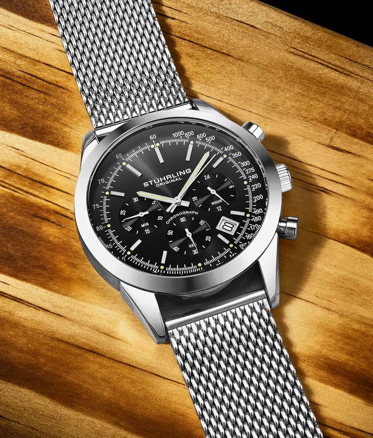 Rialto 3975L Quartz 44mm Chronograph