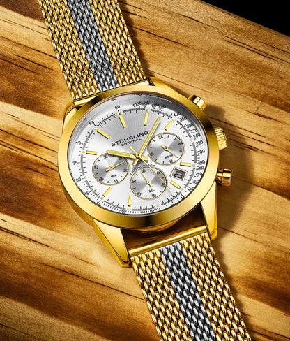 Preston 3975 Quartz 44mm Chronograph