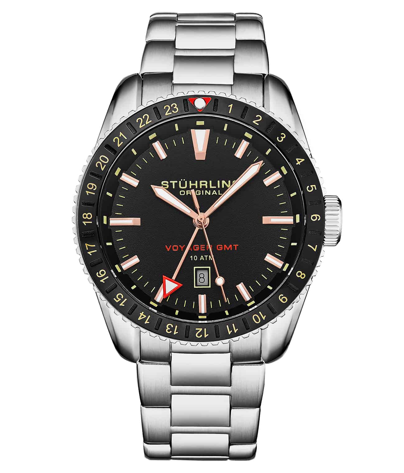 Voyager GMT 4017 Quartz GMT 42mm Diver