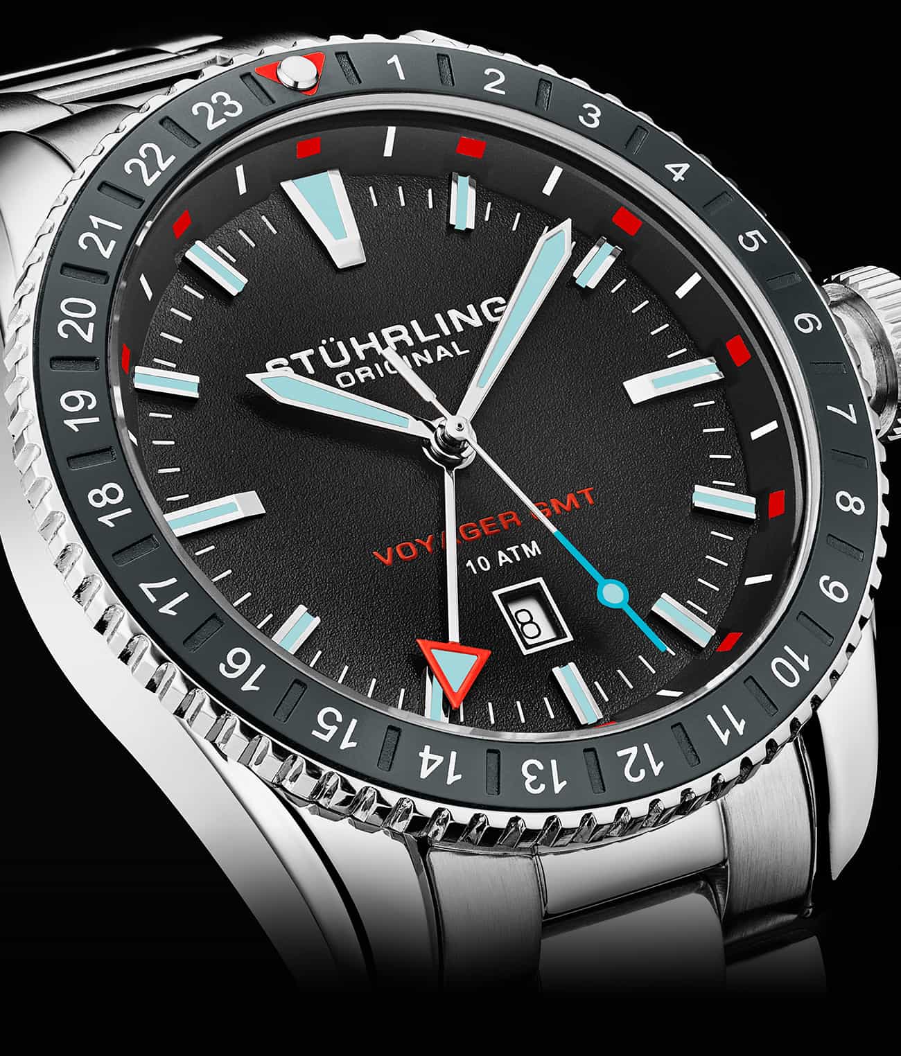 Voyager GMT 4017 Quartz GMT 42mm Diver