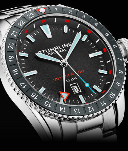 Voyager GMT 4017 Quartz GMT 42mm Diver