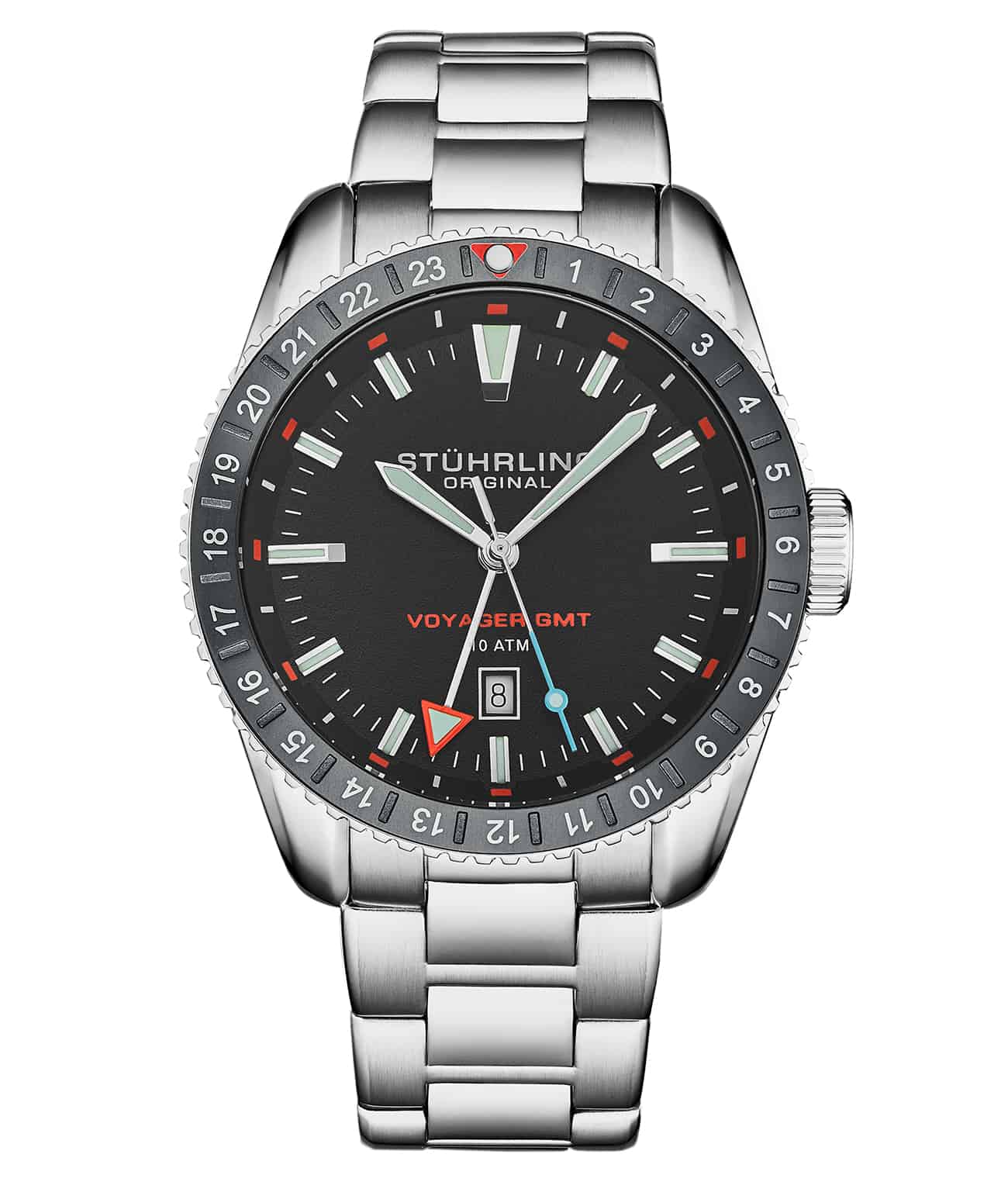 Voyager GMT 4017 Quartz GMT 42mm Diver