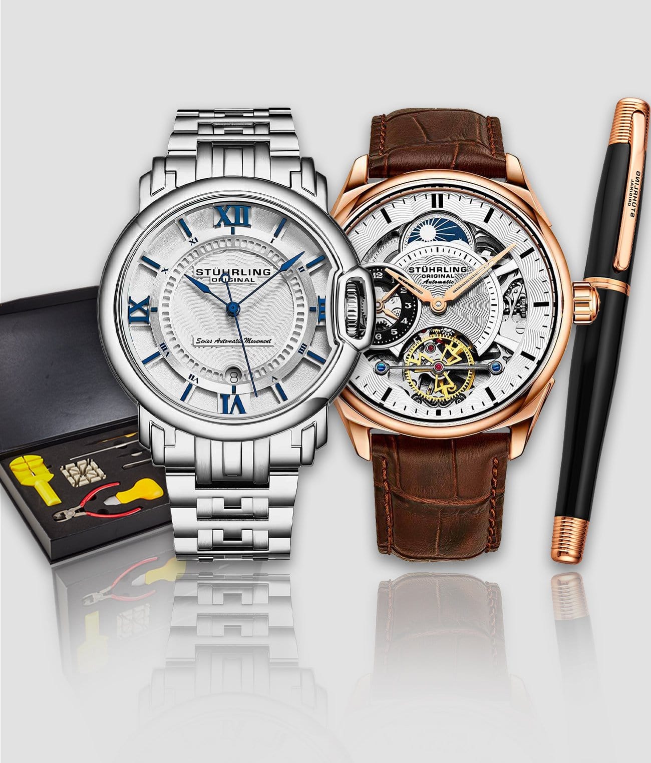 Presidia 943A.03, Sion 1001.01 Signature Pen, and Watch Tool Kit