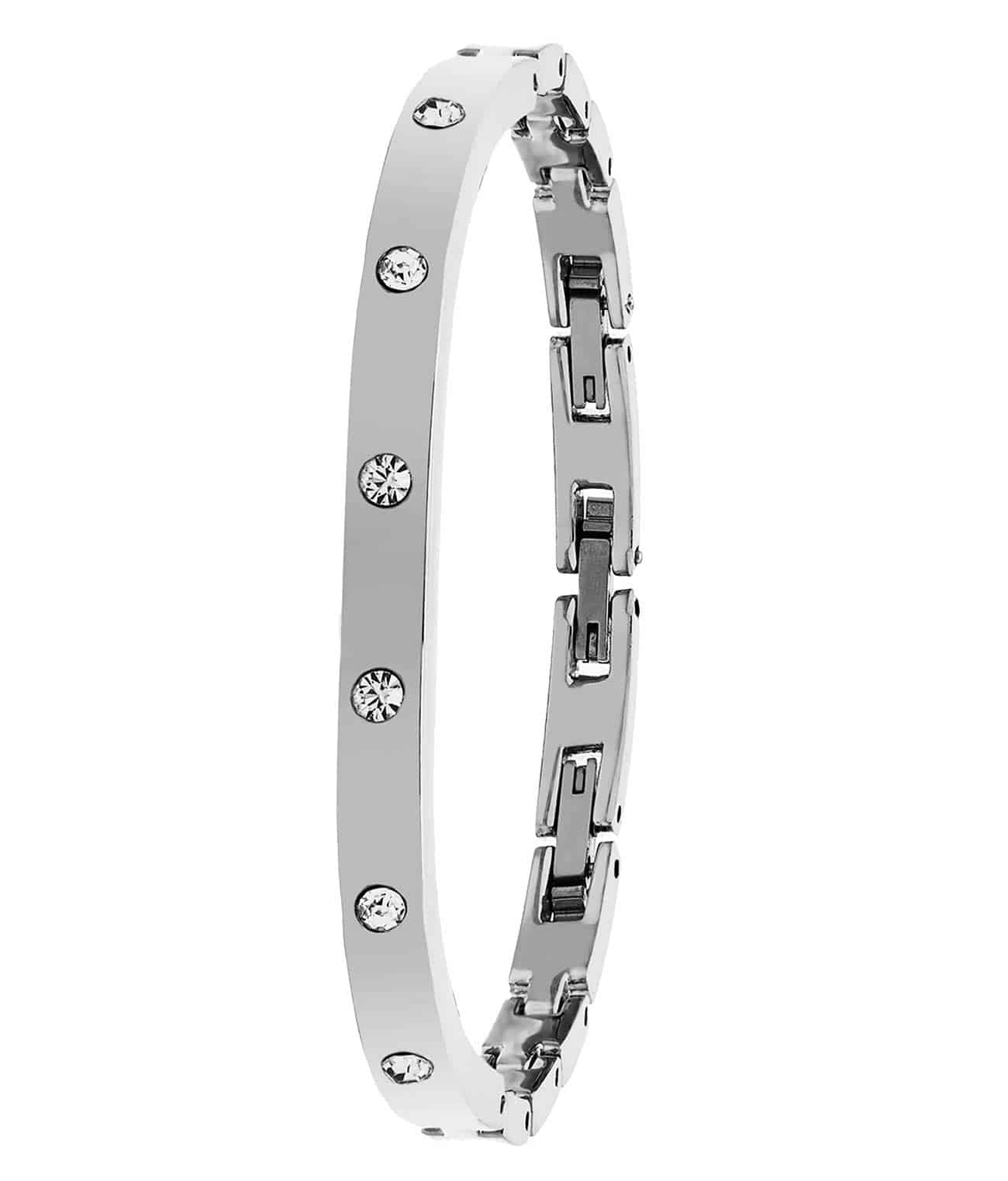 Winchester 3941.2 Automatic 38mm Skeleton with Sofia Frosted Bangle, Lily Polished Bangle and Studs