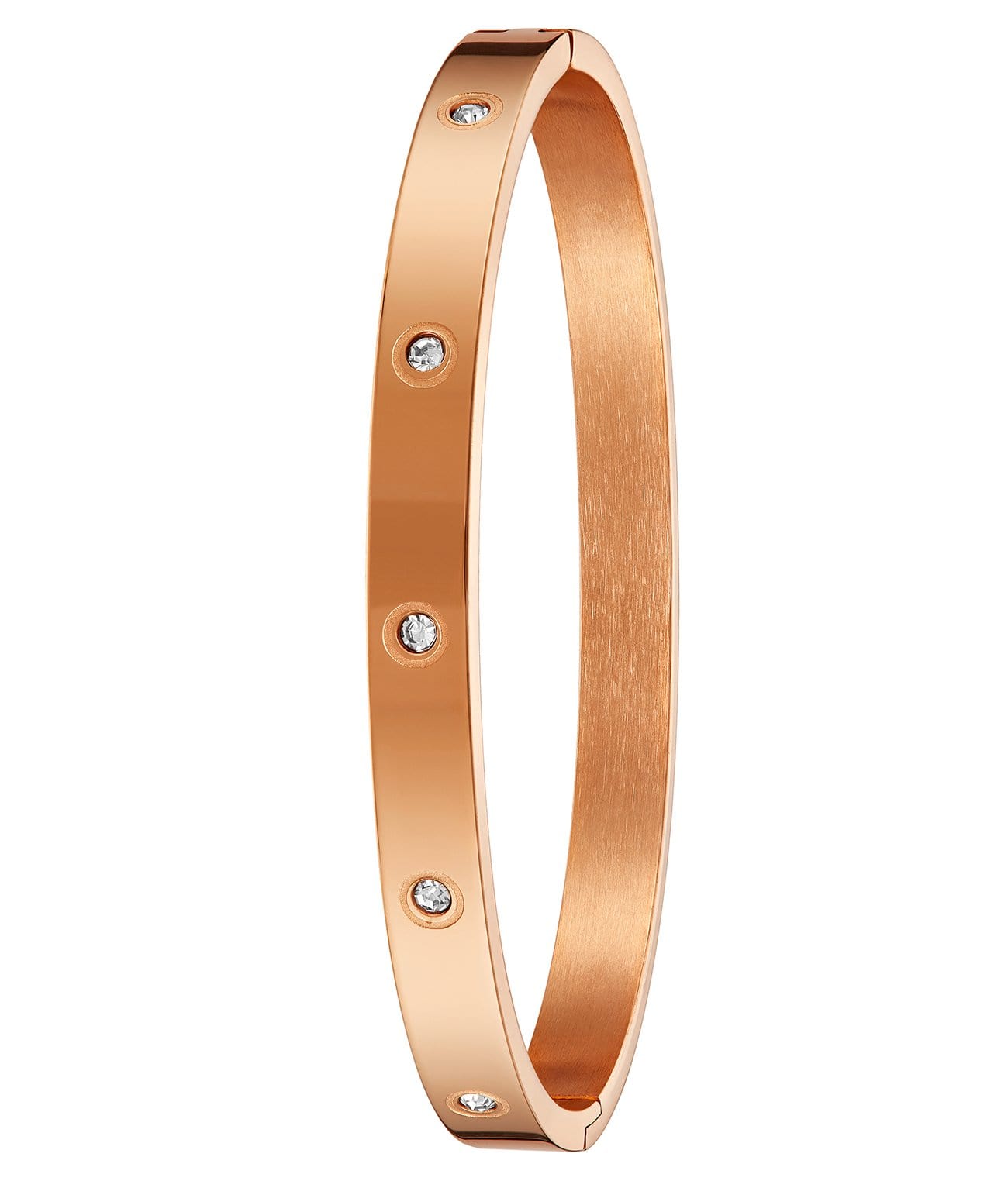 Lily 995.05 Quartz 38mm Classic with Emma Polished Bangle, Sofia Frosted Bangle and Studs