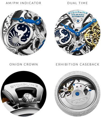 Silver Dial / Silver Case / Black Band