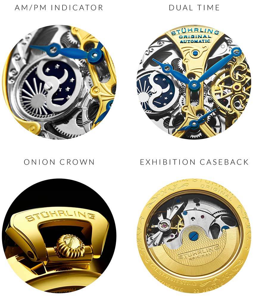 Gold Dial / Gold Case / Black Band