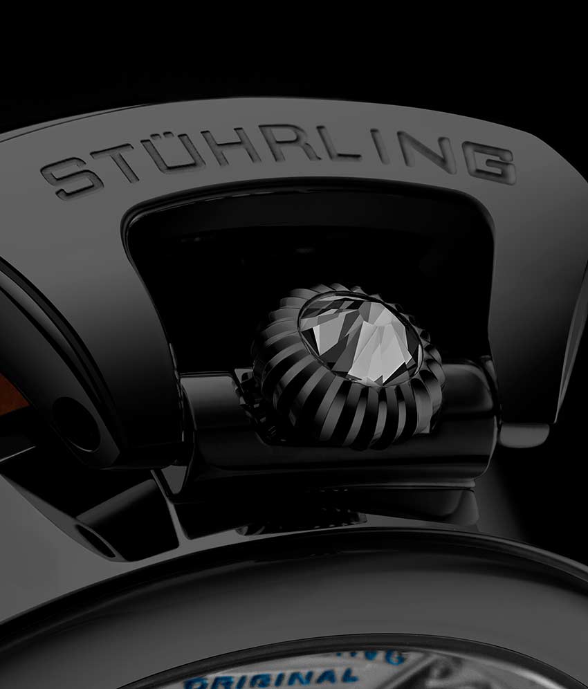 Silver Dial / Gun Metal Grey Case / Black Band