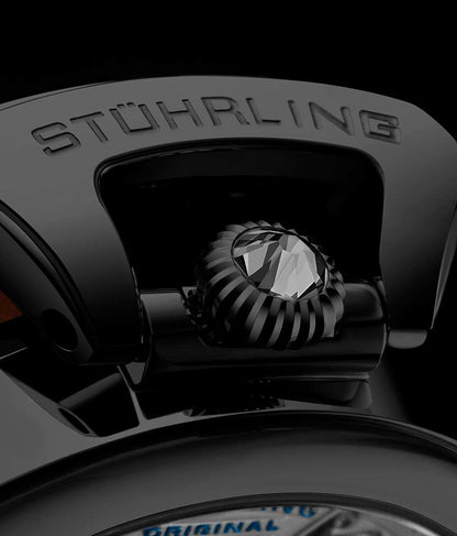 Silver Dial / Gun Metal Grey Case / Black Band