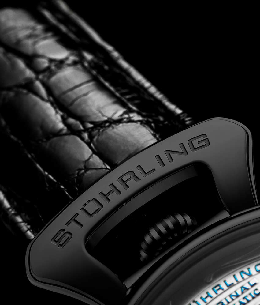 Silver Dial / Gun Metal Grey Case / Black Band