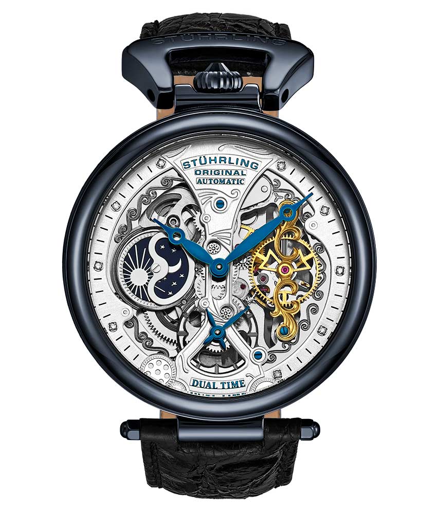 Silver Dial / Blue PVD Case / Black Band