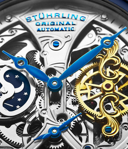 Silver Dial / Blue PVD Case / Black Band