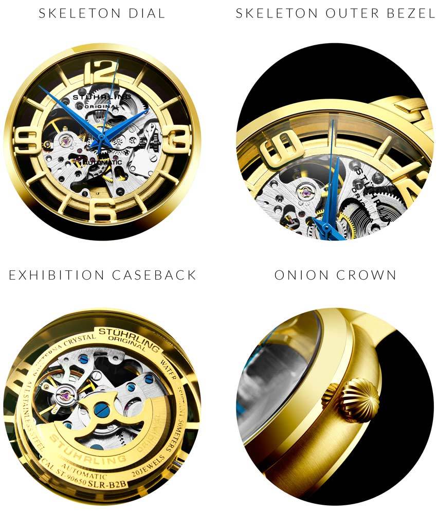 Gold Dial / Gold Case / Light Brown Leather Strap Gold Layered Tang Buckle