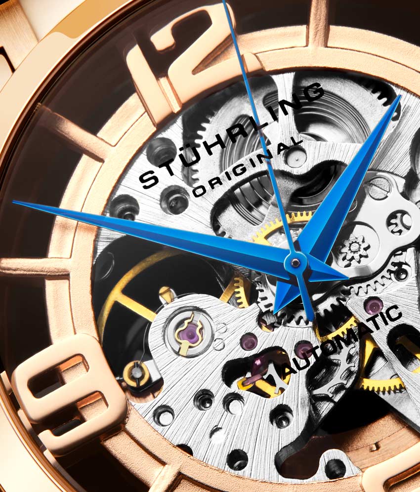 Rose Dial / Rose Case / White Leather Strap Tang Buckle