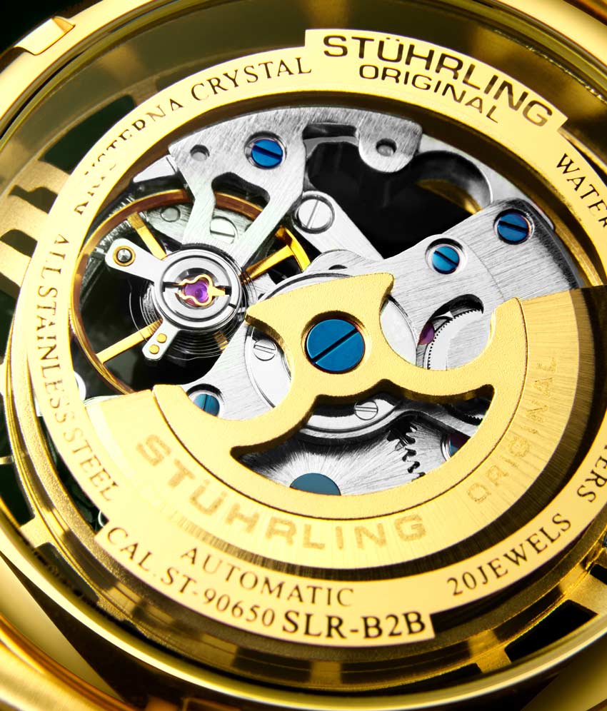 Gold Dial / Gold Case / Gold Stainless Steel Bracelet Gold Layered Deployant Buckle