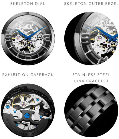 Black Dial / Black Case / Black Stainless Steel Bracelet Black Deployant Buckle