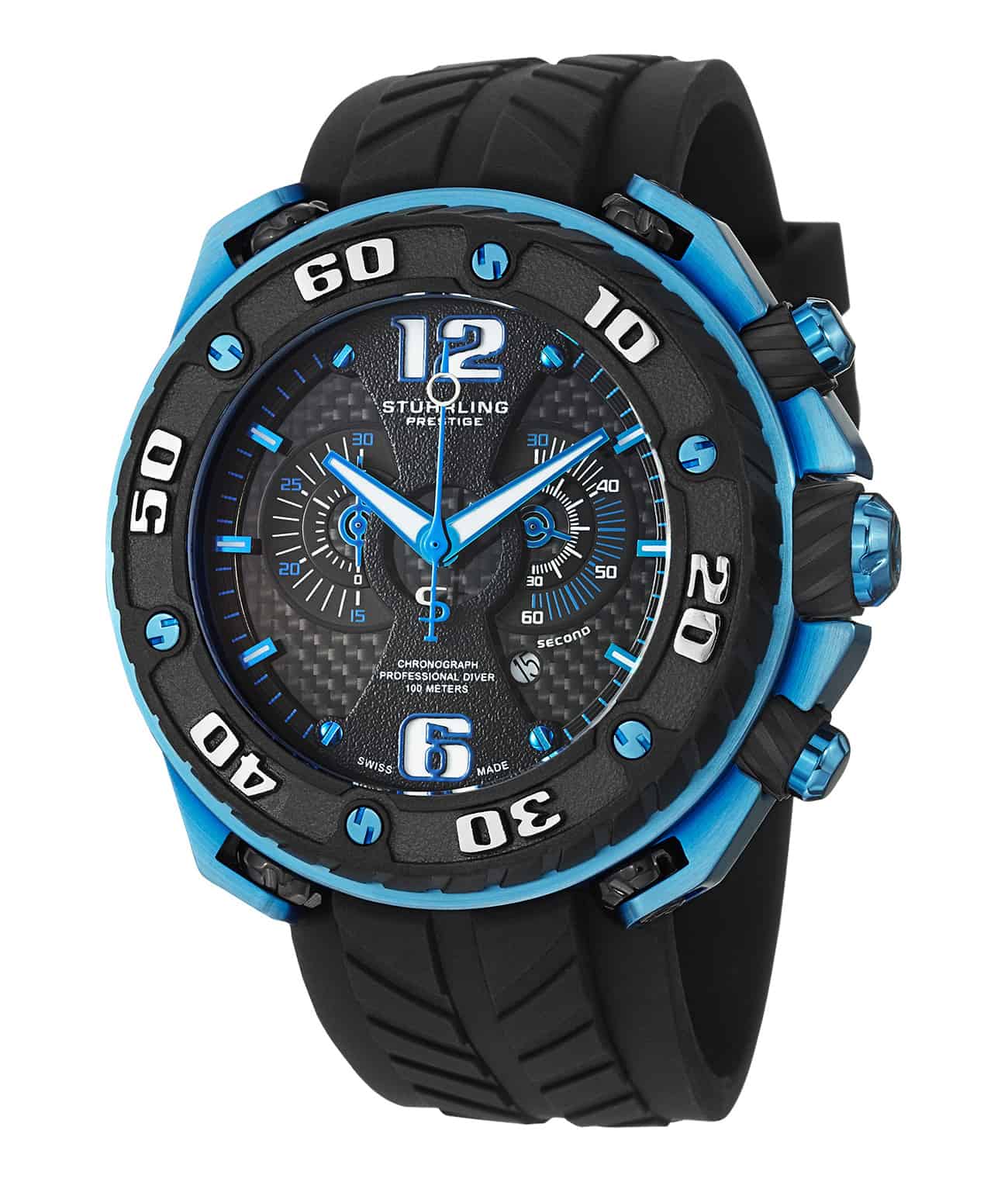 Black/Blue PVD/Black
