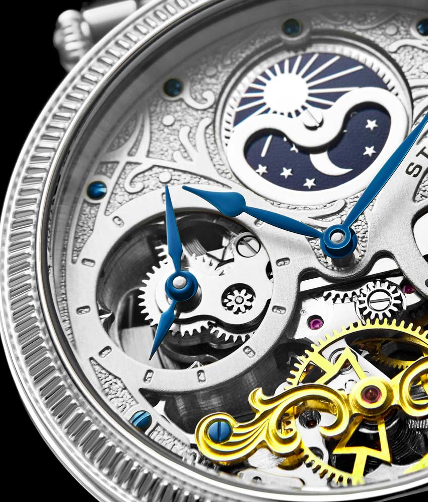 Silver Dial / Silver Case / Black Leather Strap Tang Buckle