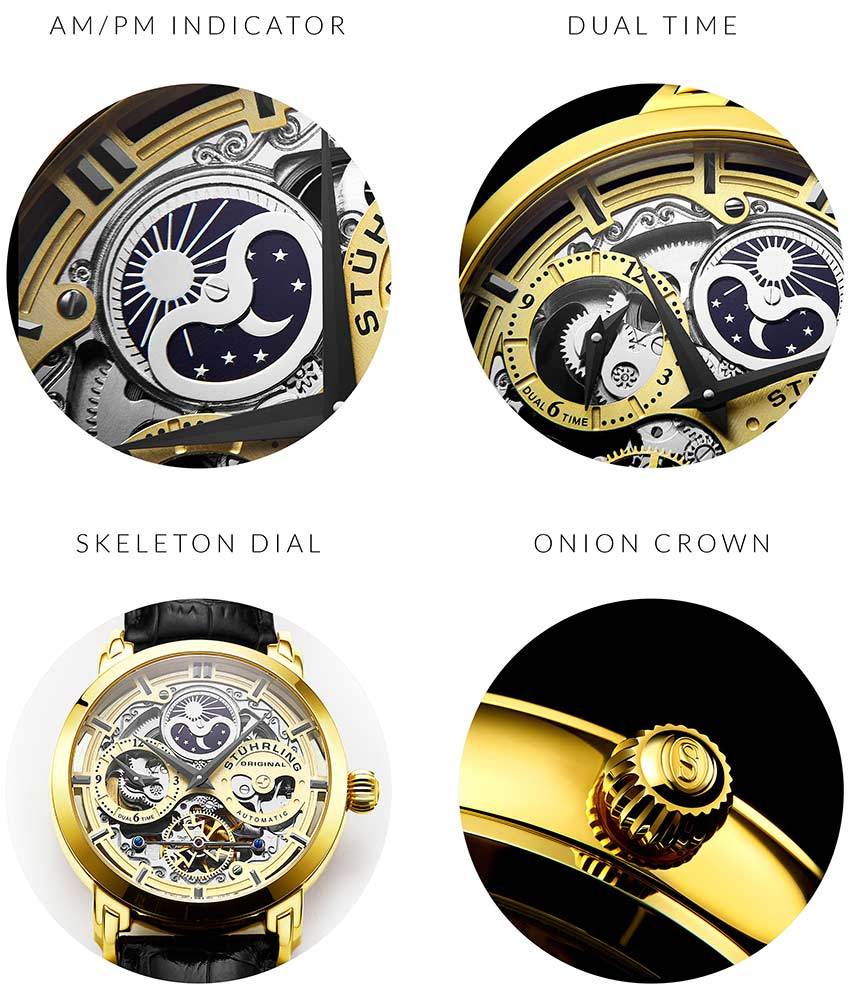 Gold Dial / Gold Case / Black Band