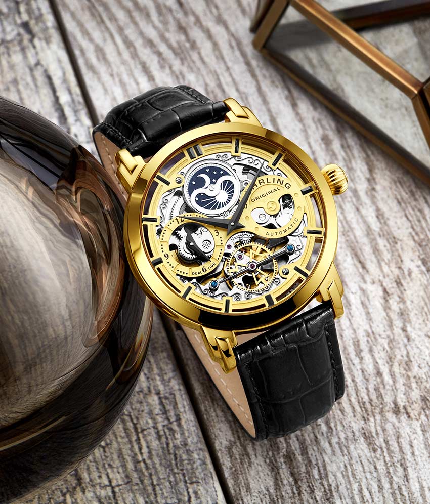 Gold Dial / Gold Case / Black Band