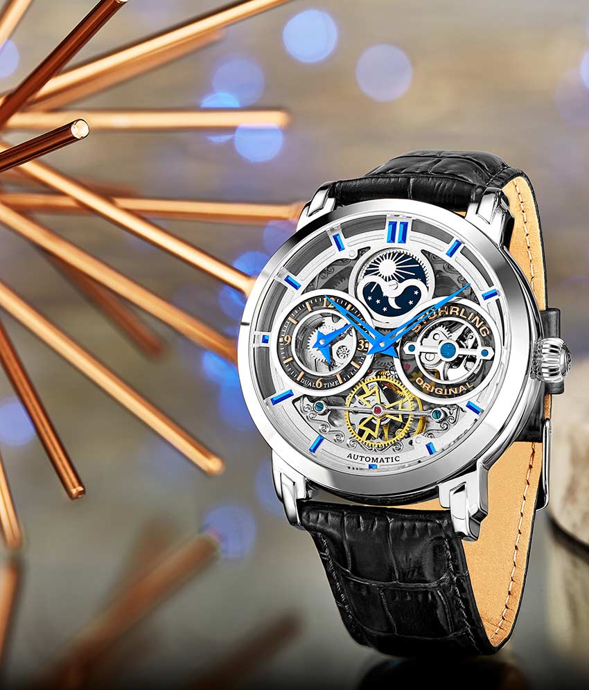 Silver Dial / Silver Case / Black Band