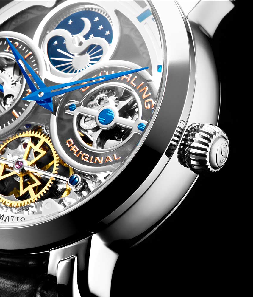 Silver Dial / Silver Case / Black Band