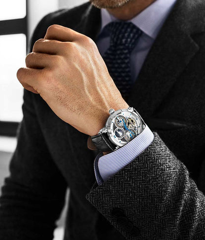 Silver Dial / Silver Case / Black Band