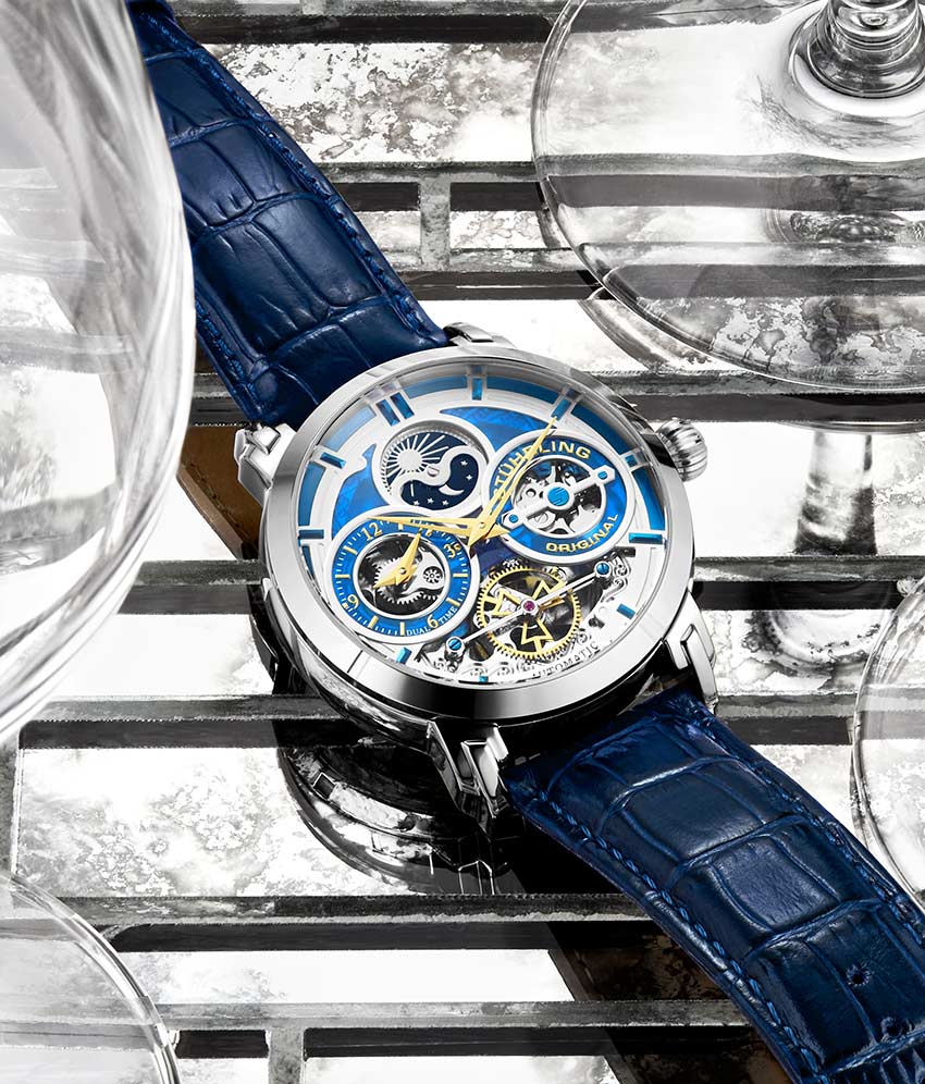 Blue Dial / Silver Case / Blue Band