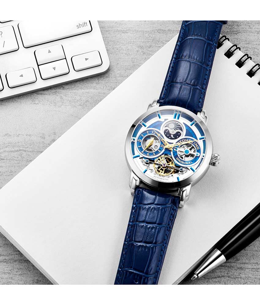 Blue Dial / Silver Case / Blue Band