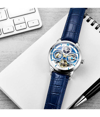 Blue Dial / Silver Case / Blue Band