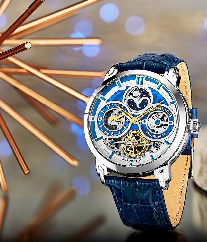 Blue Dial / Silver Case / Blue Band