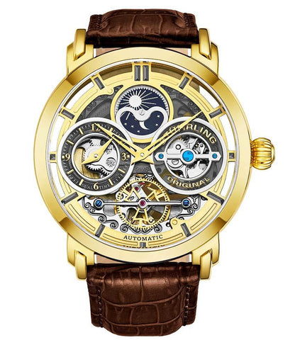 Gold Dial / Gold Case / Brown Band