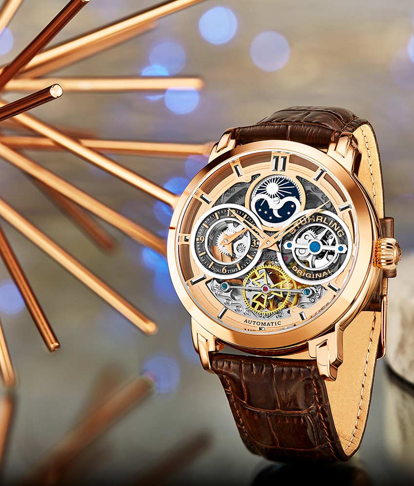 Gold Dial / Gold Case / Brown Band