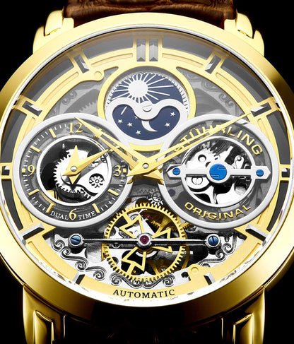 Gold Dial / Gold Case / Brown Band