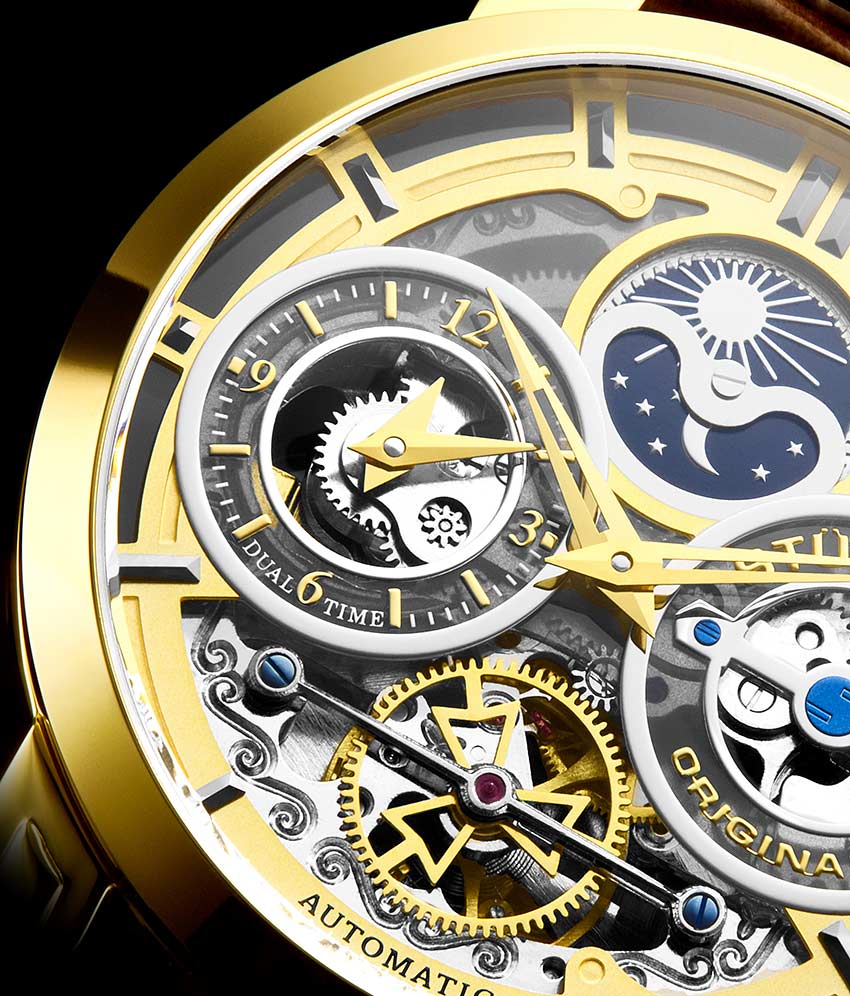 Gold Dial / Gold Case / Brown Band