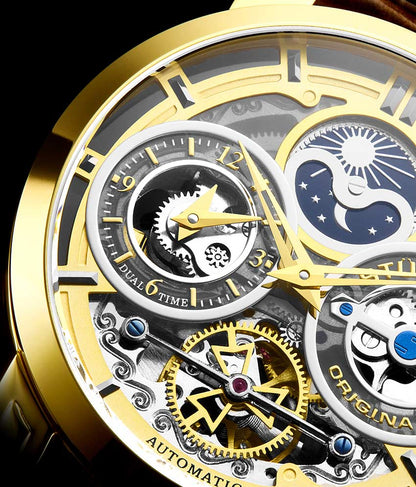 Gold Dial / Gold Case / Brown Band