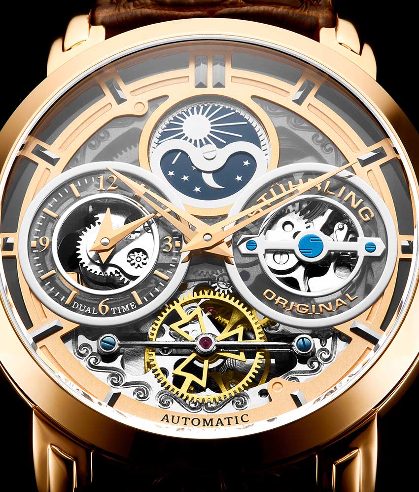 Rose Dial / Rose Case / Brown Band