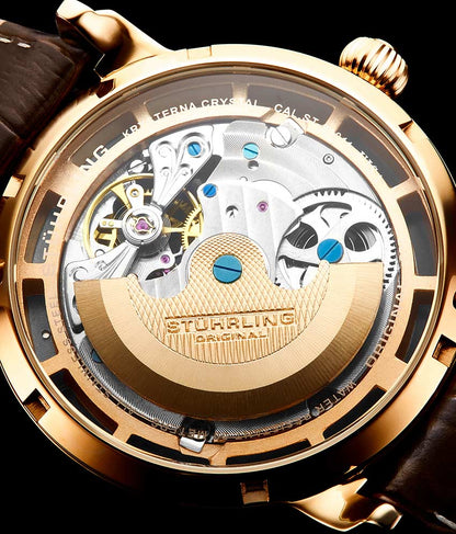 Rose Dial / Rose Case / Brown Band