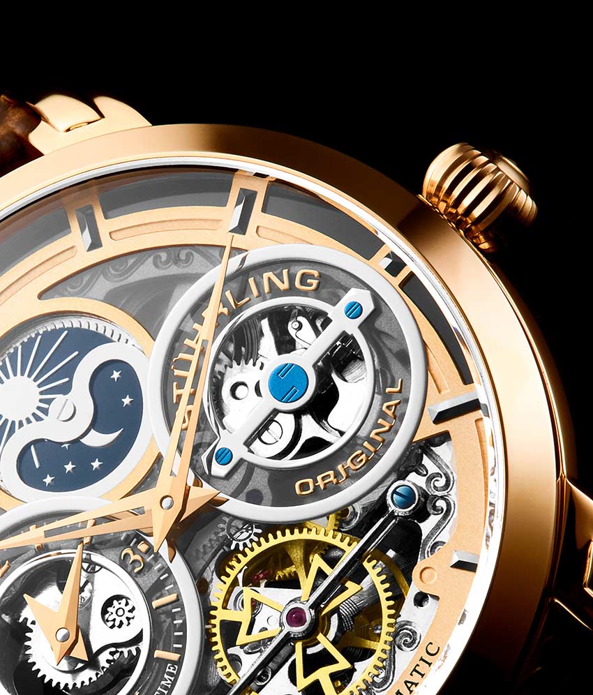 Rose Dial / Rose Case / Brown Band