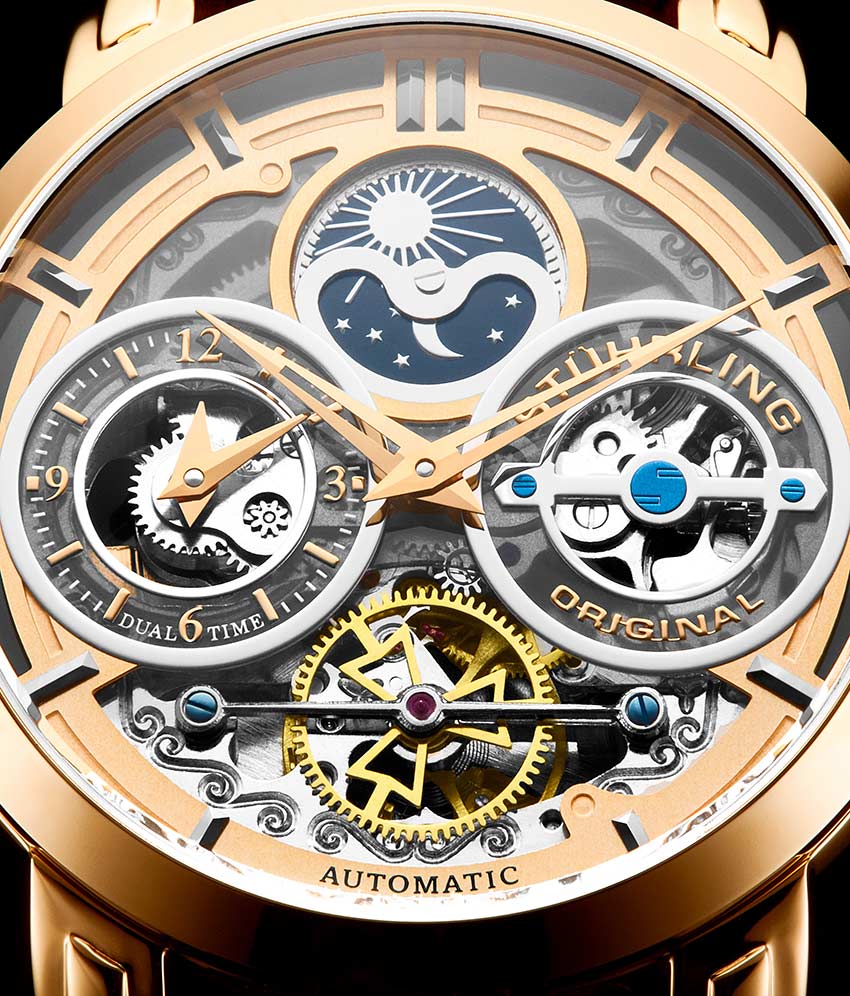 Stunning Skeletons Rose Duo with Signature Pen and Stud Earring